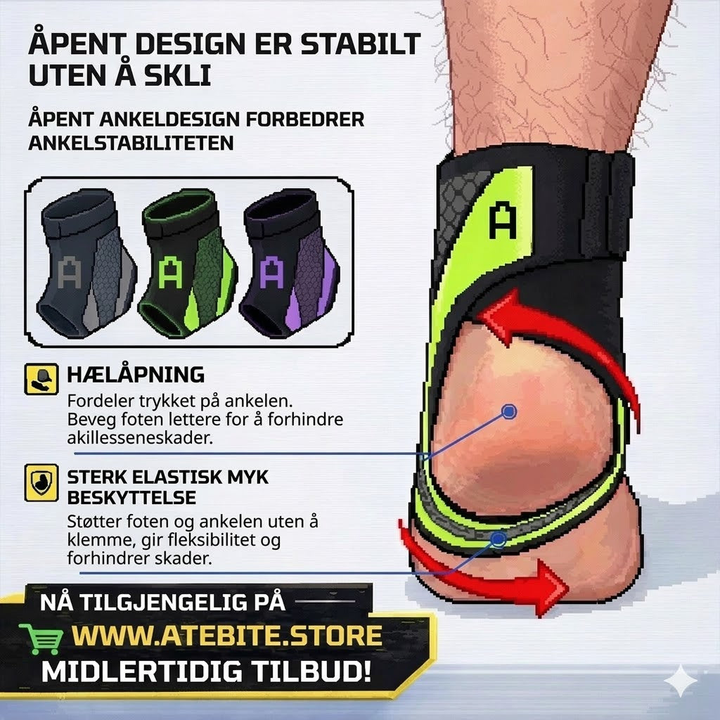 ATEBITE Ankle Brace Compression - Unisex Sport (Anti Injury) 20mmHg