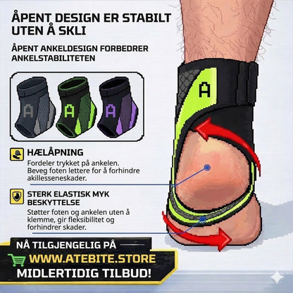 ATEBITE Ankle Brace Compression - Unisex Sport (Anti Injury) 20mmHg