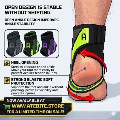 ATEBITE Ankle Brace Compression - Unisex Sport (Anti Injury) 20mmHg