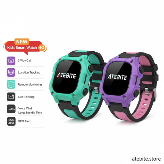 ATEBITE Kids GPS Smartwatch with SIM & SOS