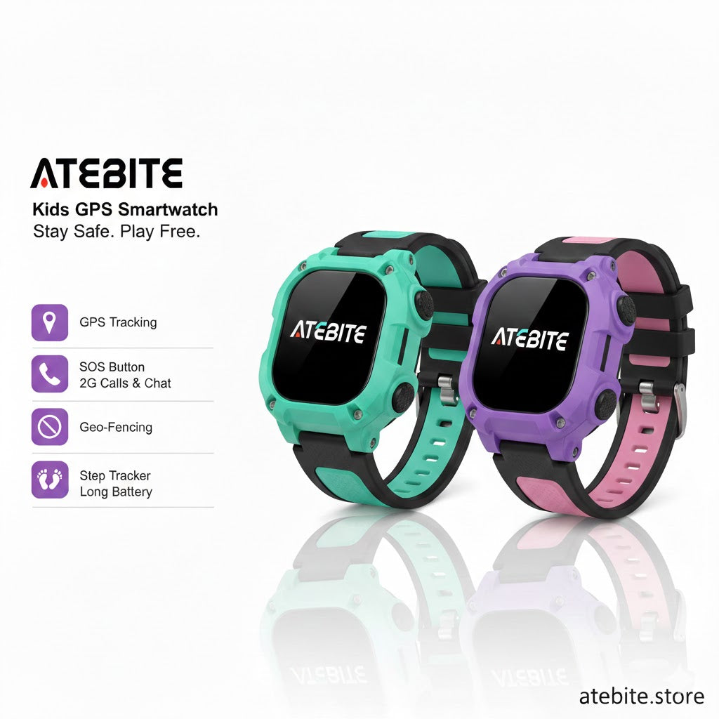 ATEBITE Kids GPS Smartwatch with SIM & SOS